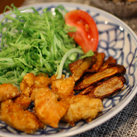 ササミの唐揚げ　カレー風味