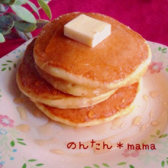 昔ながらのパンケーキ 朝ごはんにどうぞ By のんたんママさん レシピブログ 料理ブログのレシピ満載
