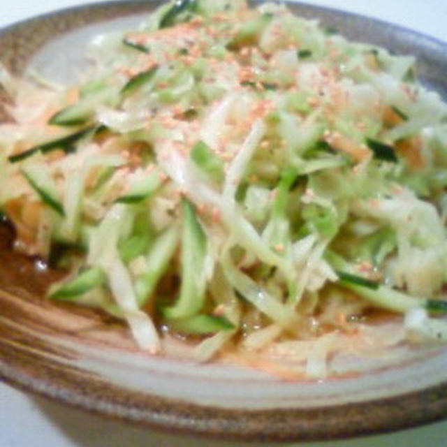 くらげときゅうりとキャベツの中華風サラダ By Ayasolaさん レシピブログ 料理ブログのレシピ満載