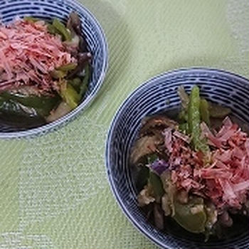 レンジで簡単！！夏野菜を使ってお酒のつまみに。。。