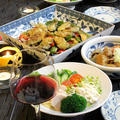 ◆牡蠣のソテーに鶏ハムのサラダでおうちごはん♪～ゆるやか糖質制限中♪