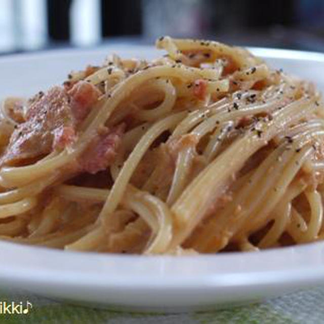 簡単に作れる！カニトマトクリームスパゲッティ♪