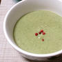 めっちゃ緑色のメニュー第1弾☆小松菜とブロッコリーのポタージュスープ