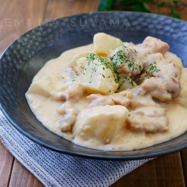 生クリーム無しで絶品！＊大根と鶏肉のクリーム煮＊生クリームが入...