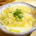 生姜と炒めねぎどっさりのスープ餃子《紀文スープ餃子・鍋餃子モニター》 by anさん