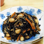 我が家の定番副菜☆ひじきと大豆の煮物♪