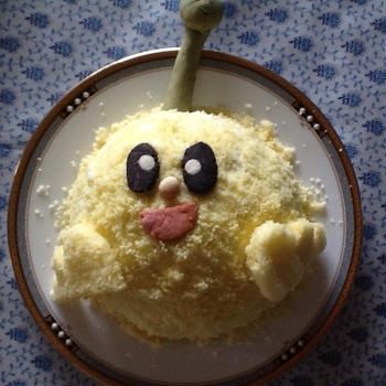 キビたんピーチケーキ