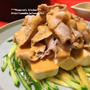 *【レシピ】豚しゃぶと豆腐の胡麻だれサラダ*