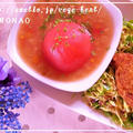 まるごとトマトポタージュスープ＆とんかつサラダのプレート by MOMONAOさん