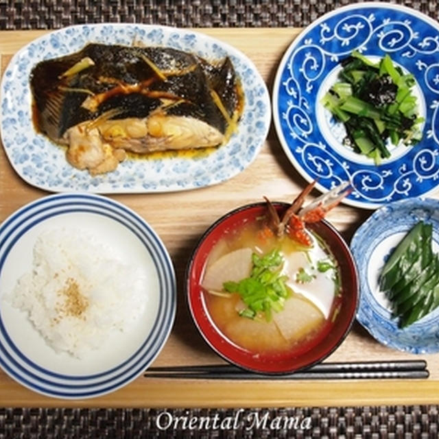 黒カレイの和定食 By Oriental Mamaさん レシピブログ 料理ブログのレシピ満載