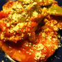 きのうのおつまみ　　えびのトマト煮