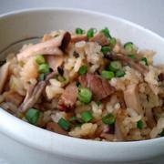 大絶賛！エリンギと焼豚の中華風炊き込みごはん