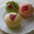 雛まつり！桜香る米粉入り三色蒸しパン♪
