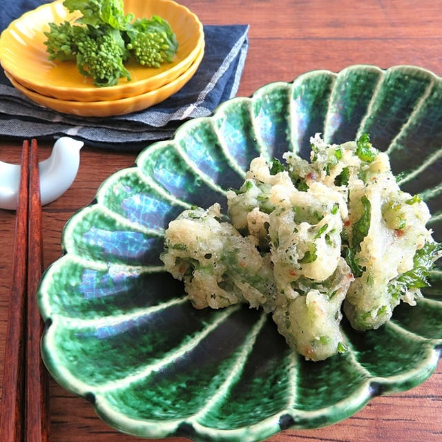 サクサクッ 菜の花のハーブフリッター By Kaana57さん レシピブログ 料理ブログのレシピ満載