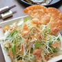 餃子の皮が余ったら！お箸が止まらな～い♪「じゃこと水菜と大根のパリパリサラダ」　＋【アイヤー！】
