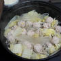 白菜ともやしの肉団子ごま油鍋