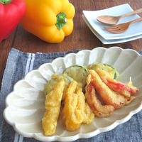 サクサクッ☆夏野菜のカレーチーズフリット