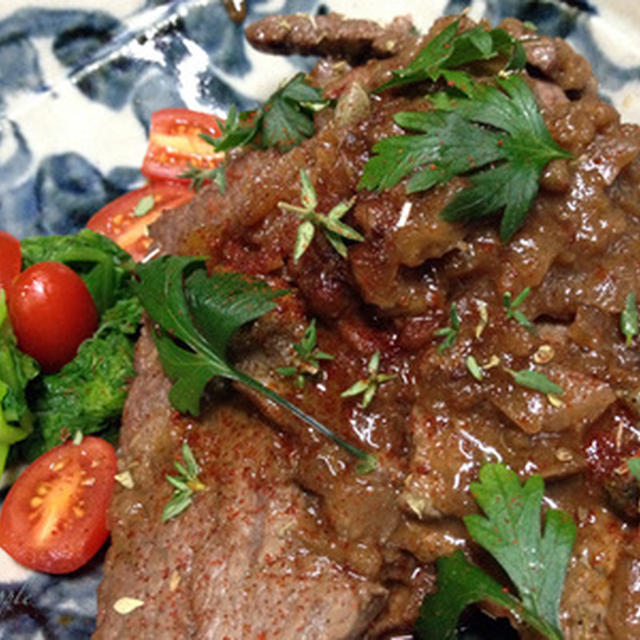 POMポムSOYソースで焼肉と残りサンド