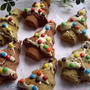 m&m'sで可愛い?クリスマスツリーケーキ