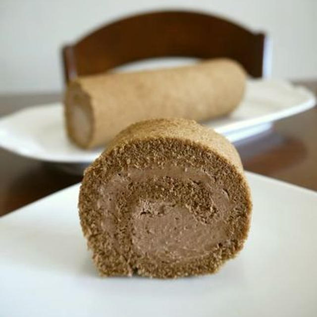 生チョコクリームのココアロールケーキ By Bvividさん レシピブログ 料理ブログのレシピ満載