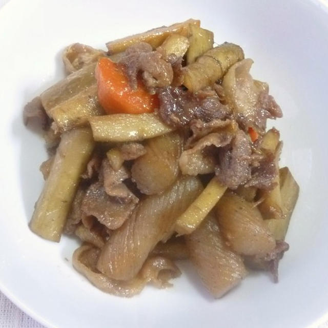 時短♪レンジでチン牛肉の煮物レシピ