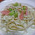 **鮭の枝豆クリームパスタ**