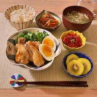 207.晩ごはんレシピ：手羽元と卵のすっぱ煮