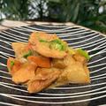 レッスンは太巻き寿司・・メイン料理も作りました「鶏もも肉と根菜のねり胡麻味噌煮込み」 by pentaさん