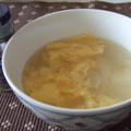 ワンタンの皮とかき玉スープ