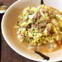 絶かんたん常備菜。味噌バターオイスターの白菜肉そぼろ。（糖質6.3g）
