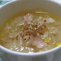 今日の１品　3/9　　☆白菜とベーコンとコーンのスープ☆