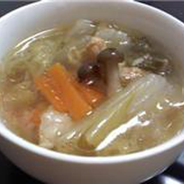 圧力鍋で 鶏肉と白菜の中華風スープ By 料理研究家ｙｕｋｉさん レシピブログ 料理ブログのレシピ満載