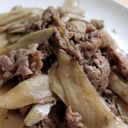 簡単❗牛肉とゴボウの甘辛煮