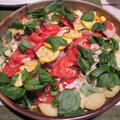 鱈とトマトとズッキニのオーブン焼き　　2・9・2011