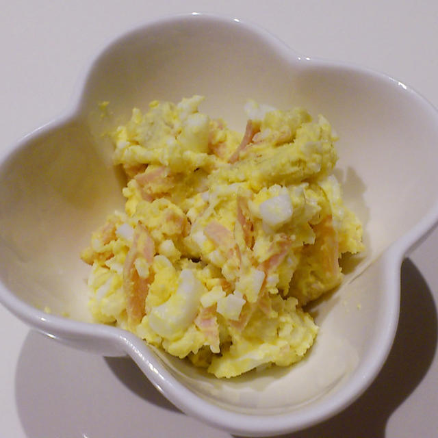 ✿里芋とゆで卵のサラダ
