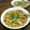 『東京オカザキッチン 冬の漢汁祭』溶き卵の茗荷とミニトマトの中華スープ♪＆ZELDA♪