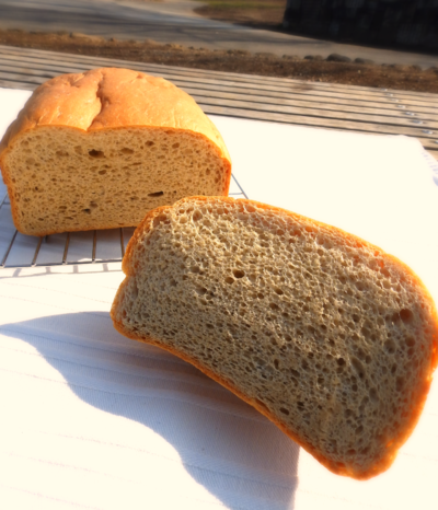 ＨＢで作る小麦ふすまパン