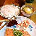 サーモンのステーキ ～ ディル＆ホースラディッシュのソースで♪ by mayumiたんさん