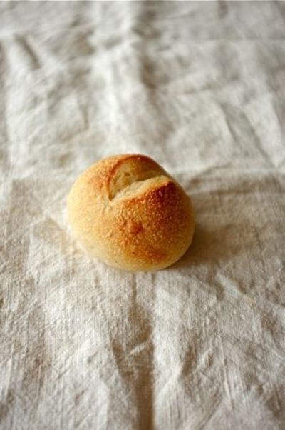 我が家の定番、丸いパン。