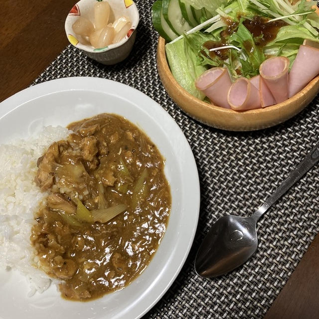 非常食で鯖缶カレー