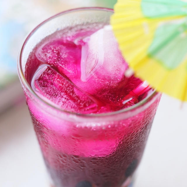 赤紫蘇ジュースで夏バテ予防☆微糖
