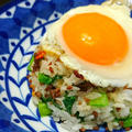 元気回復！挽き肉と小松菜のスタミナ混ぜご飯 by lilymamanさん