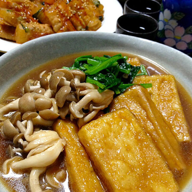 高野豆腐の揚げ煮です☆