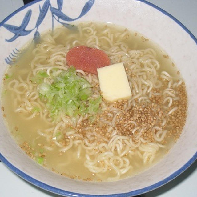 簡単★たらこバター　ラーメン♪