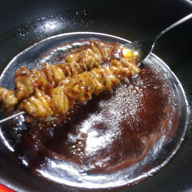 家で焼き鳥