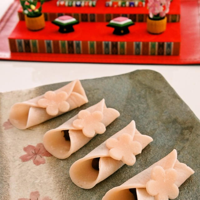 ひな祭りに フライパンで関東風桜餅 By すたーびんぐさん レシピブログ 料理ブログのレシピ満載