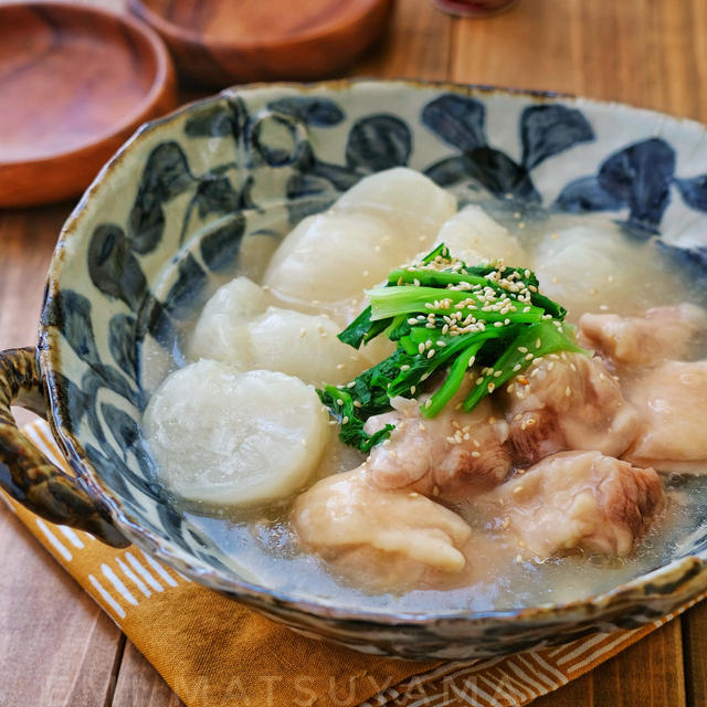 ＊かぶと鶏肉のとろみ煮＊鶏肉に片栗粉をまぶして煮るので、とっても柔...