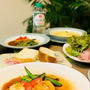 和食？洋食？手作り食パンと具沢山コーンクリームスープと生姜香るメカジキの甘辛ソテーで夕食