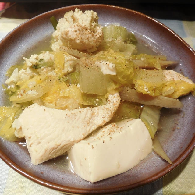 ギフト用巨大アーモンドロカ袋 ～ 塩レモンとレモングラスで鶏ごぼう鍋