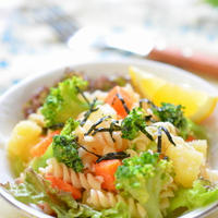 子供達に大好評♡簡単に♪和風サラスパたらこ風味✿